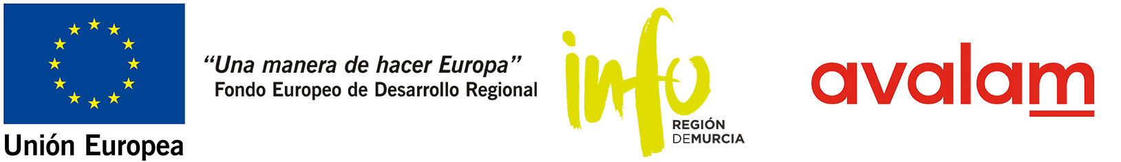 Unión Europea - Fondo Europeo de Desarrollo Regional 'Una manera de hacer Europa' - Instituto de Fomento de la Región de Murcia - avalam